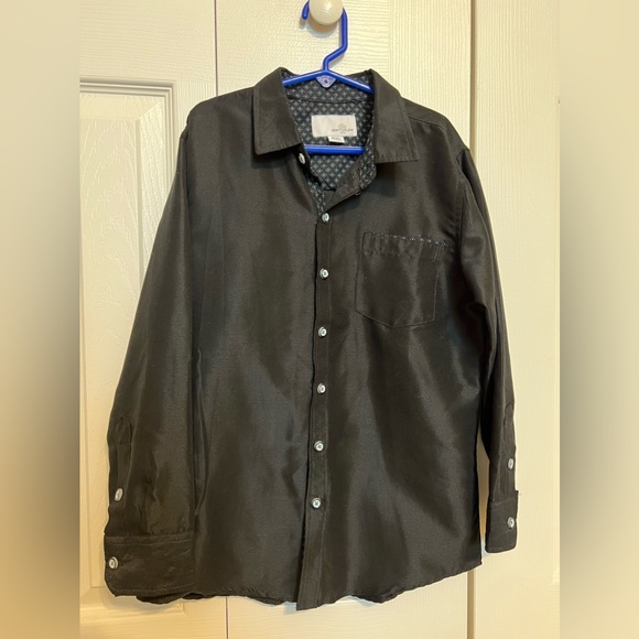 Craft + Flow Boys Long Sleeve Button Down Shirt Size 8 - Picture 2 of 9